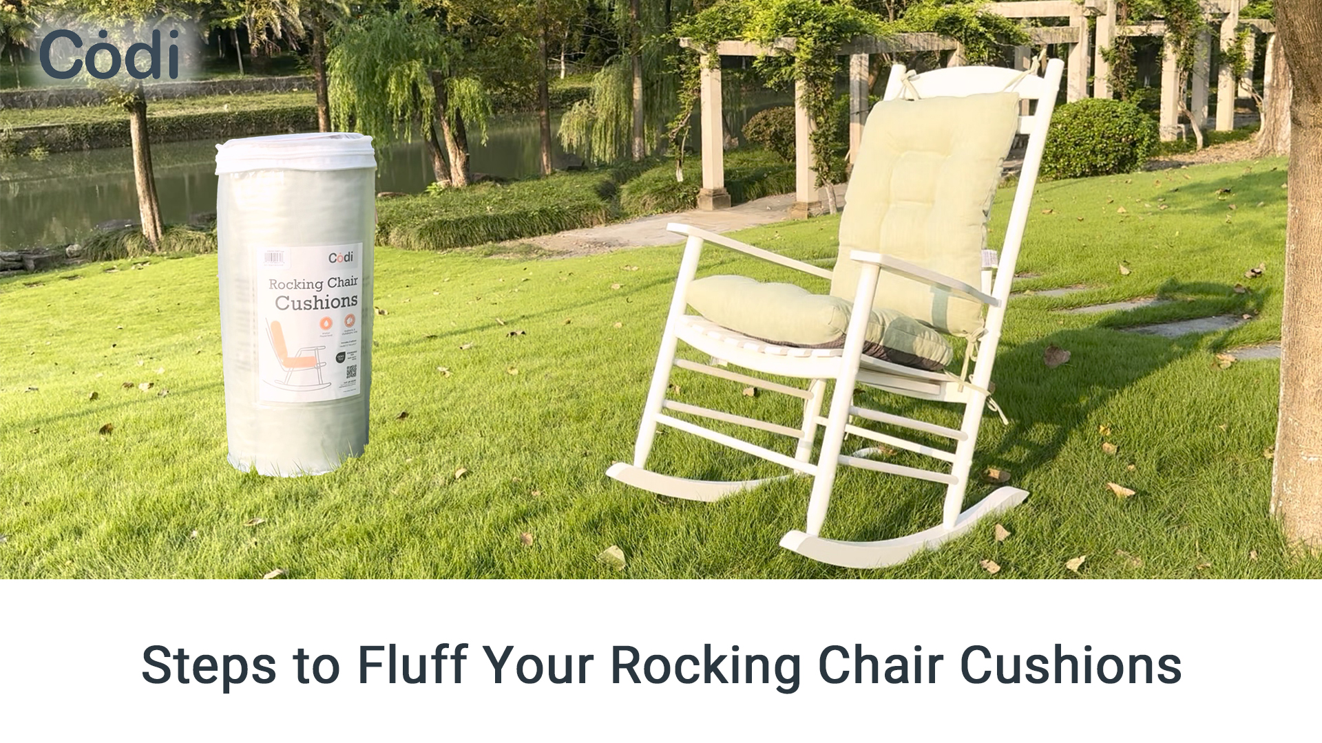Amazon.com: Codi Rocking Chair Cushions Indoor, Water Resistant